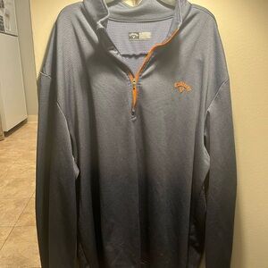 Callaway blue Pullover with Orange Trim